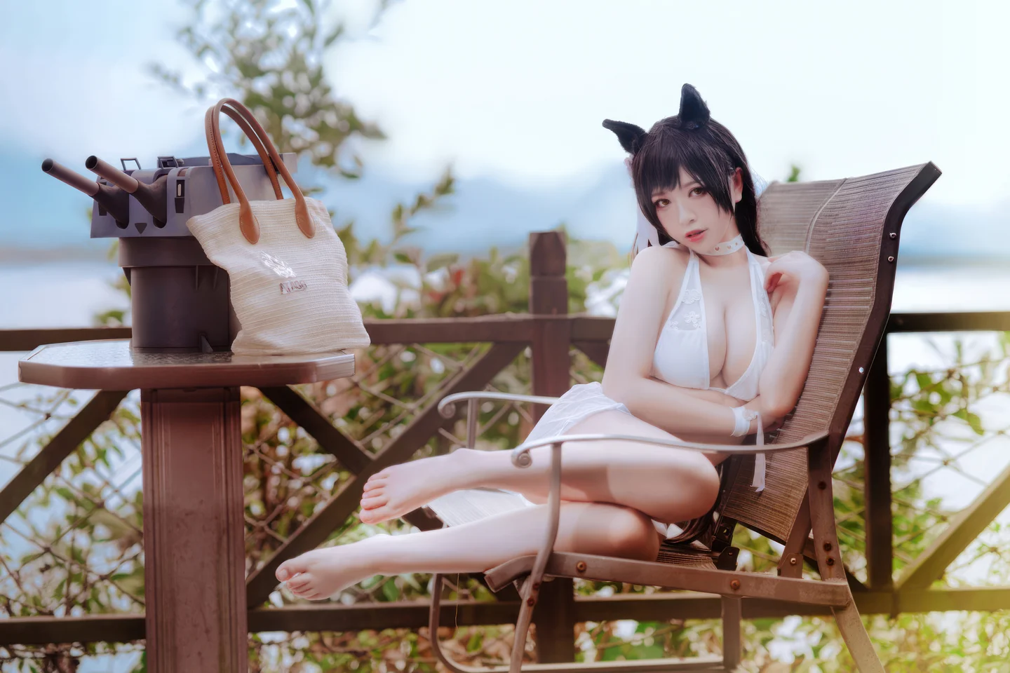 半半子 - No.100 碧蓝航线·爱宕 泳装 [27P-171MB] tg@simisebaisi 【丝足阁】003.webp